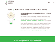 Tablet Screenshot of amsterdamgenetics.com